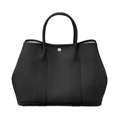 HERMES GArden Party 36 calfskin handbag silver buckle women's bag H051559CK18